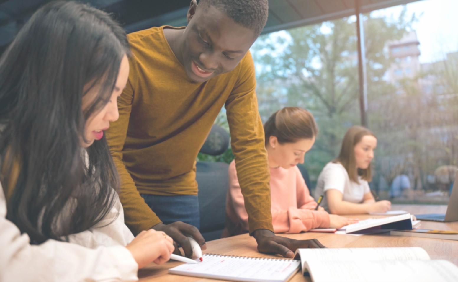 Modern business workspace demonstrating productivity and professional collaboration